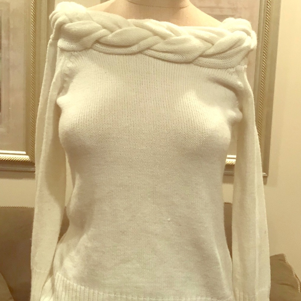 Cream sweater
